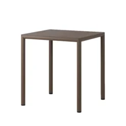 Piave Table de jardin carrée en stratifié avec pieds en aluminium><noscript><img width=
