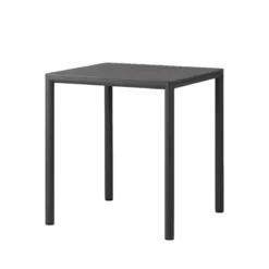 Piave Table de jardin carrée en stratifié avec pieds en aluminium><noscript><img width=