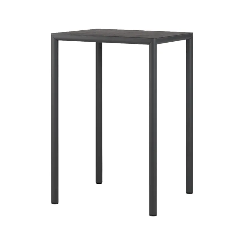 Piave Table de jardin carrée en stratifié avec pieds en aluminium> Table De Jardin