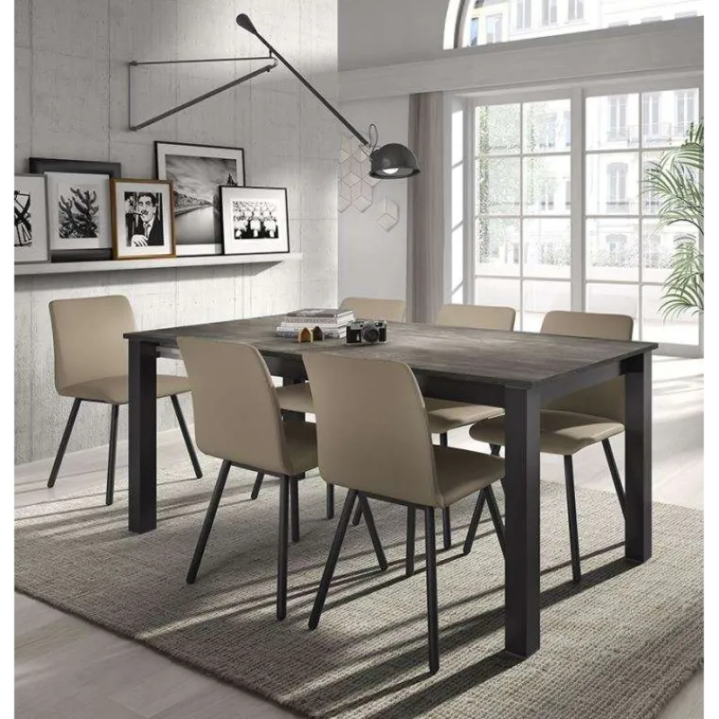 Perfecta Pisa Chaise de salle à manger moderne en métal et simili> Chaise De Cuisine|Chaise De Salle à Manger