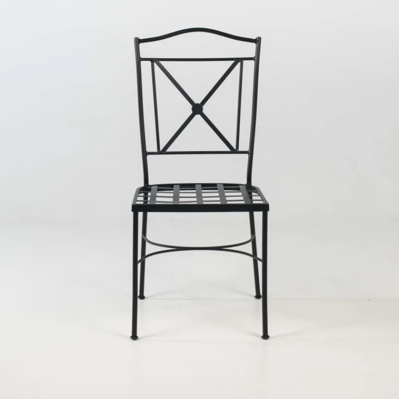 Jayso Pisa Chaise provençale en acier> Chaise De Salle à Manger
