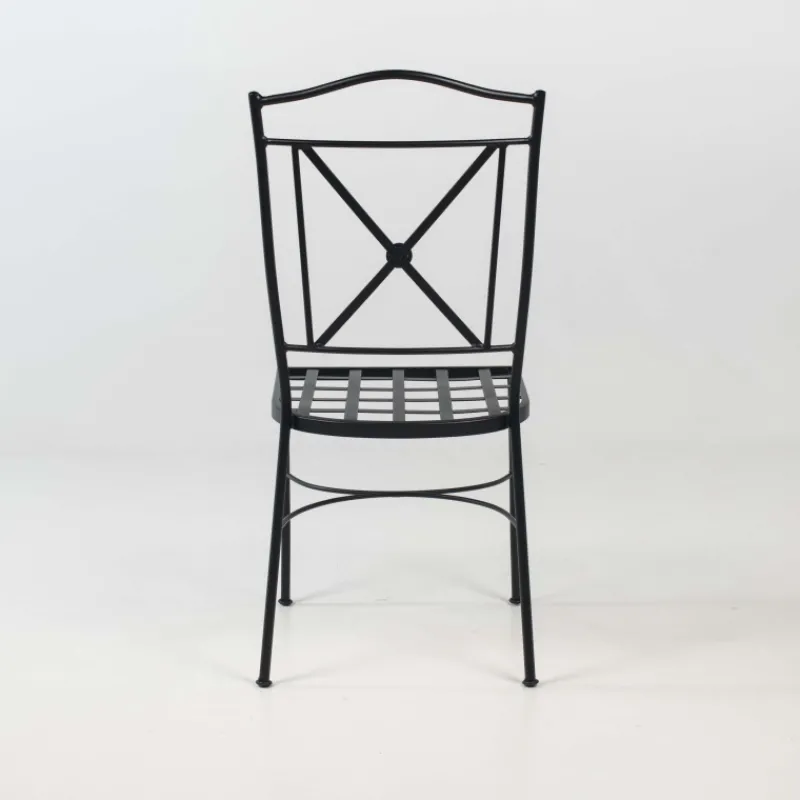 Jayso Pisa Chaise provençale en acier> Chaise De Salle à Manger