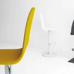 Cancio Play Tabouret réglable en hauteur tissu et pied métal> Tabouret Snack (assise +/- 65 Cm)|Tabouret De Bar (assise +/- 80 Cm)