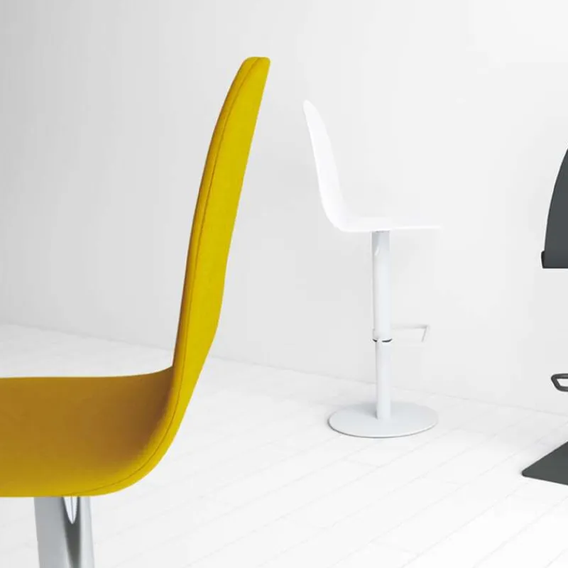Cancio Play Tabouret réglable moderne en synthétique et métal> Tabouret Snack (assise +/- 65 Cm)|Tabouret De Bar (assise +/- 80 Cm)