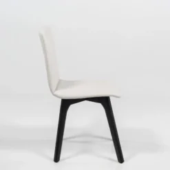 Sessio Plaza Chaise de salle à manger scandinave en synthétique et bois><noscript><img width=