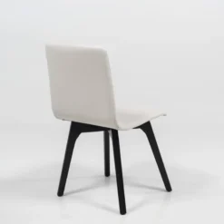 Sessio Plaza Chaise de salle à manger scandinave en synthétique et bois><noscript><img width=
