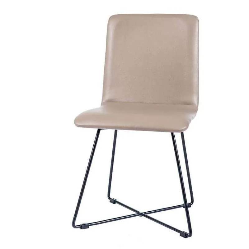 Sessio Plaza Chaise design avec pieds filaires en métal> Chaise De Cuisine|Chaise De Salle à Manger