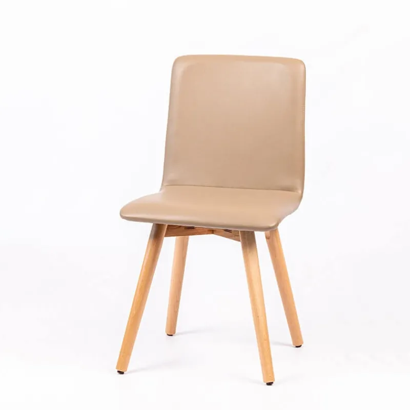Sessio Plaza Chaise moderne rembourrée avec pieds en bois coniques> Chaise De Cuisine|Chaise De Salle à Manger