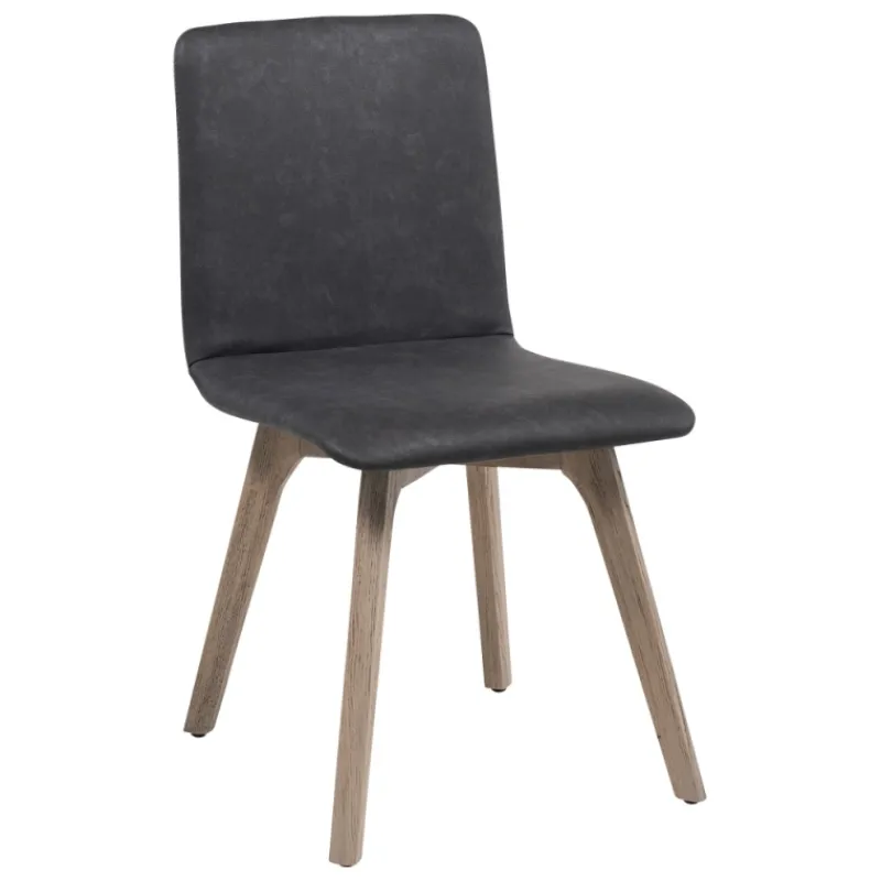 Sessio Plaza diamant Chaise de séjour scandinave matelassée en synthétique et bois> Chaise De Cuisine|Chaise De Salle à Manger