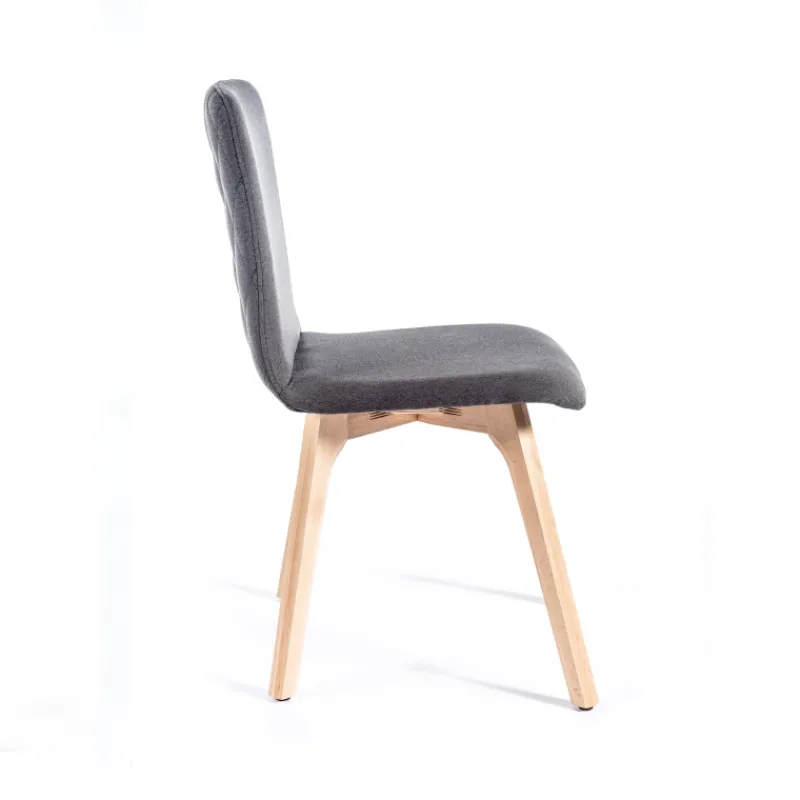 Sessio Plaza diamant Chaise de séjour moderne en tissu dos matelassé> Chaise De Salle à Manger|Chaise Salon
