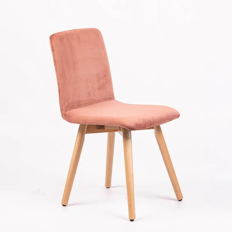Sessio Plaza line Chaise en tissu avec dos matelassé et pieds en bois> Chaise De Salle à Manger|Chaise Salon