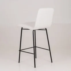 Sessio Plaza Tabouret snack moderne en tissu et pieds en métal><noscript><img width=
