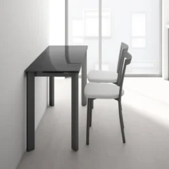 Cancio Poker Minor Table petit espace extensible en verre> Table De Cuisine|Table Pour Petit Espace