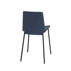 Perfecta Primera Chaise belge moderne rembourrée en simili avec pieds en métal><noscript><img width=