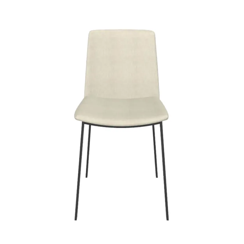 Perfecta Primera Chaise moderne tissu et pieds métal> Chaise De Salle à Manger
