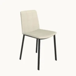 Perfecta Primera Chaise moderne tissu et pieds métal><noscript><img width=