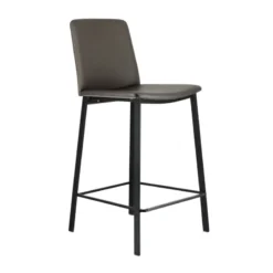Perfecta Primera Tabouret snack belge rembourré en simili et pieds en métal> Tabouret Snack (assise +/- 65 Cm)|Tabouret De Bar (assise +/- 80 Cm)