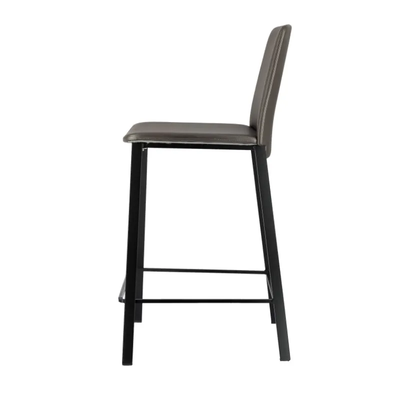Perfecta Primera Tabouret snack belge rembourré en simili et pieds en métal> Tabouret Snack (assise +/- 65 Cm)|Tabouret De Bar (assise +/- 80 Cm)