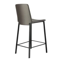 Perfecta Primera Tabouret snack belge rembourré en simili et pieds en métal><noscript><img width=