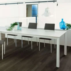 Ingenia casa Prisma Ingenia by Bontempi® Table extensible moderne en céramique et acier laqué> Table De Salle à Manger