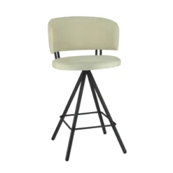 Perfecta Prélude Tabouret snack en tissu et pieds métal> Tabouret Snack (assise +/- 65 Cm)|Tabouret De Bar (assise +/- 80 Cm)