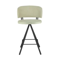 Perfecta Prélude Tabouret snack en tissu et pieds métal> Tabouret Snack (assise +/- 65 Cm)|Tabouret De Bar (assise +/- 80 Cm)