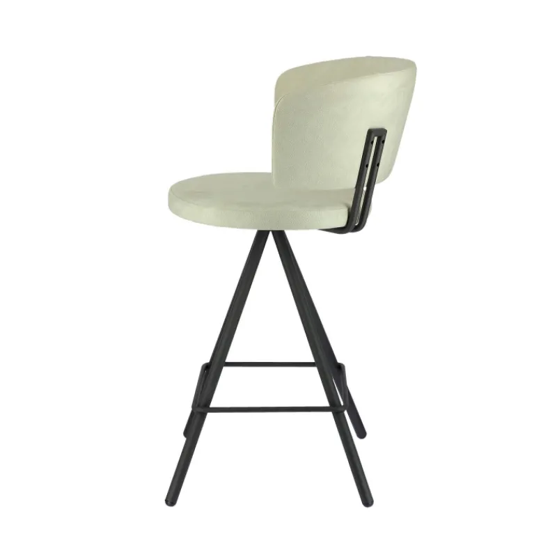 Perfecta Prélude Tabouret snack en tissu et pieds métal> Tabouret Snack (assise +/- 65 Cm)|Tabouret De Bar (assise +/- 80 Cm)