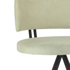 Perfecta Prélude Tabouret snack en tissu et pieds métal><noscript><img width=