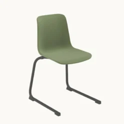 Perfecta Proza Chaise pied luge inversé empilable en métal coque polypropylène><noscript><img width=