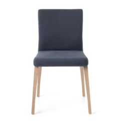 Mobitec Pure classic ® Chaise cocooning en tissu et pieds bois> Chaise De Salle à Manger|Chaise Salon
