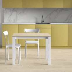 Cancio Puzzle Table de cuisine extensible en stratifié> Table De Cuisine|Table Pour Petit Espace