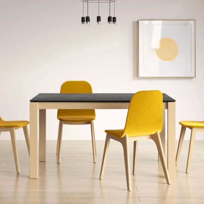 Cancio Quadra Table moderne en céramique extensible> Table De Salle à Manger