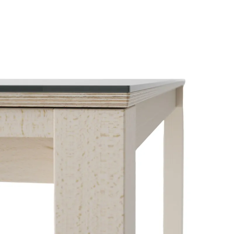 Cancio Quadra Table moderne en verre extensible> Table De Salle à Manger