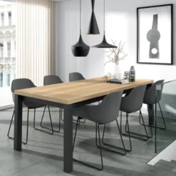 Perfecta Qube Table rectangulaire intemporelle en stratifié> Table De Cuisine|Table De Salle à Manger