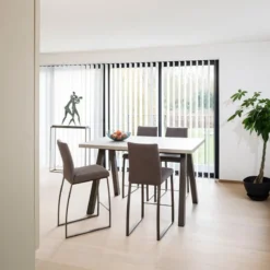 Perfecta Queen Table snack rectangulaire en stratifié et métal><noscript><img width=