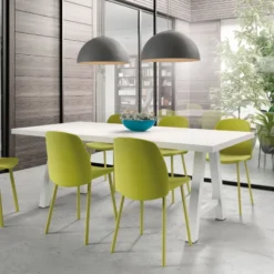 Perfecta Querido Table moderne de salle à manger en stratifié><noscript><img width=