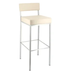 Perfecta Quinta Tabouret de bar moderne en métal et simili> Tabouret De Bar (assise +/- 80 Cm)