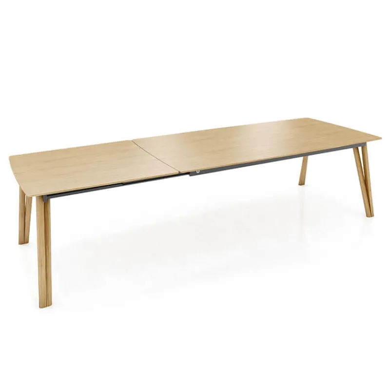 Mobitec Rennes ® Table en bois massif extensible pieds épingle> Table De Salle à Manger