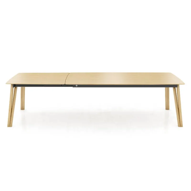 Mobitec Rennes ® Table en bois massif extensible pieds épingle> Table De Salle à Manger