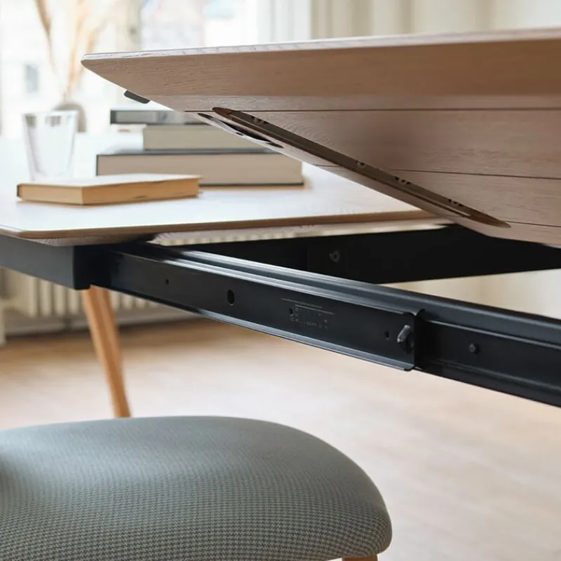 Mobitec Rennes ® Table en bois massif extensible pieds épingle> Table De Salle à Manger