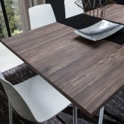 La primavera Renzo Table de salle à manger design extensible en stratifié><noscript><img width=