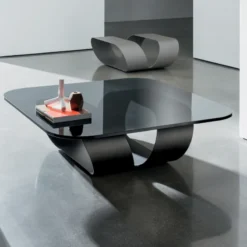 Sovet Italia Ring Sovet Table basse design en verre> Table De Salon