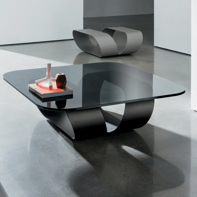Sovet Italia Ring Sovet Table basse design en verre> Table De Salon