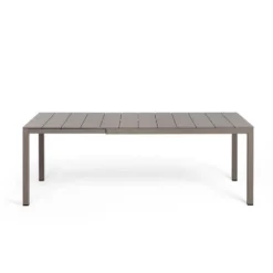 Rio Table de jardin extensible en polypropylène DurelTop et aluminium> Table De Jardin