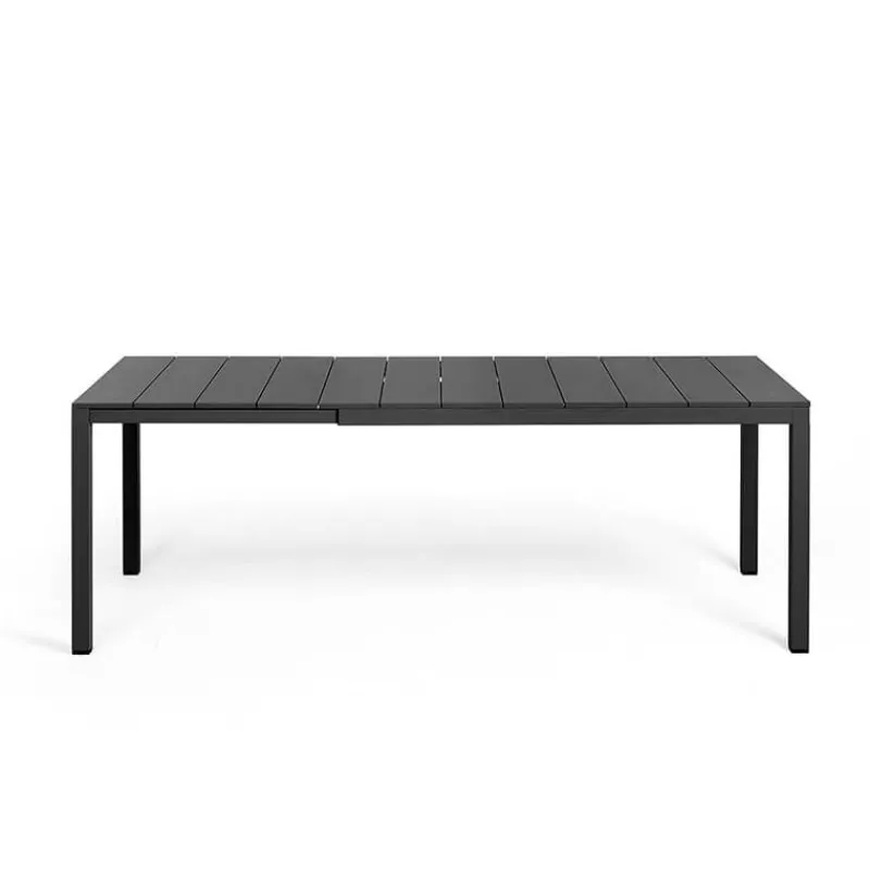 Rio Table de jardin extensible en polypropylène DurelTop et aluminium> Table De Jardin