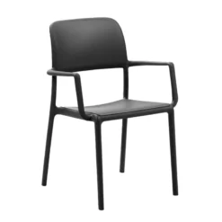 Riva Fauteuil en polypropylène empilable> Chaise De Cuisine|Chaise De Salle à Manger