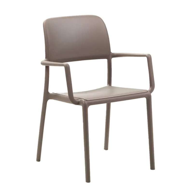 Riva Fauteuil en polypropylène empilable> Chaise De Cuisine|Chaise De Salle à Manger