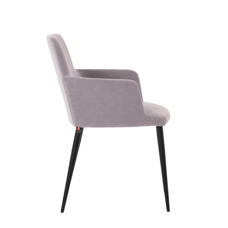 Mobitec Rob C04 ® Fauteuil de salle à manger confortable en tissu et pieds métal> Chaise De Salle à Manger|Fauteuil De Salon