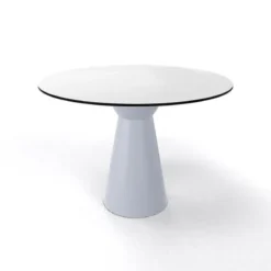 Roller H74 ronde Table design italienne ronde avec pied central><noscript><img width=
