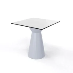 Roller H74 Table carrée design italien à pied central><noscript><img width=